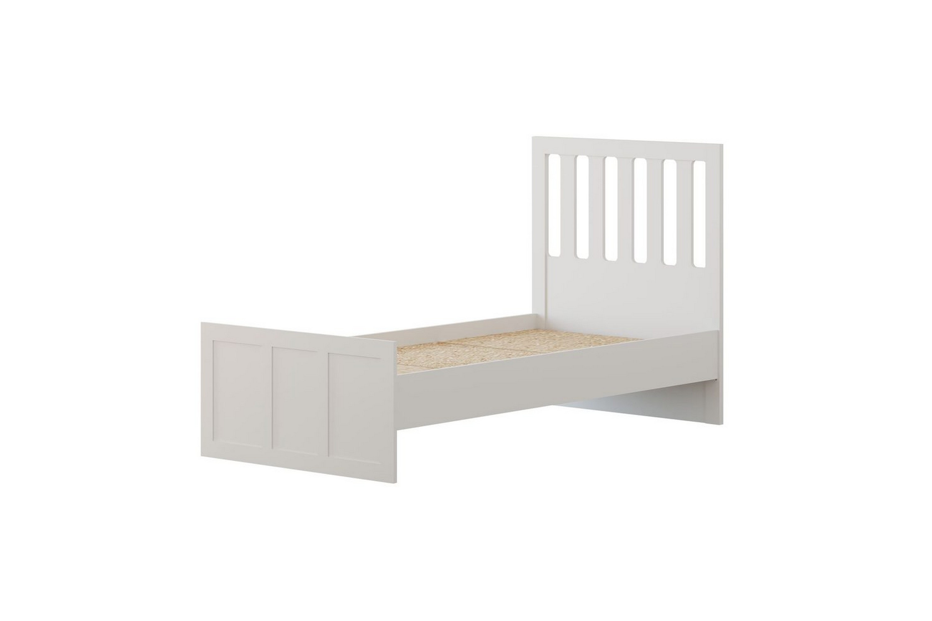 vyric sängram - matt vit