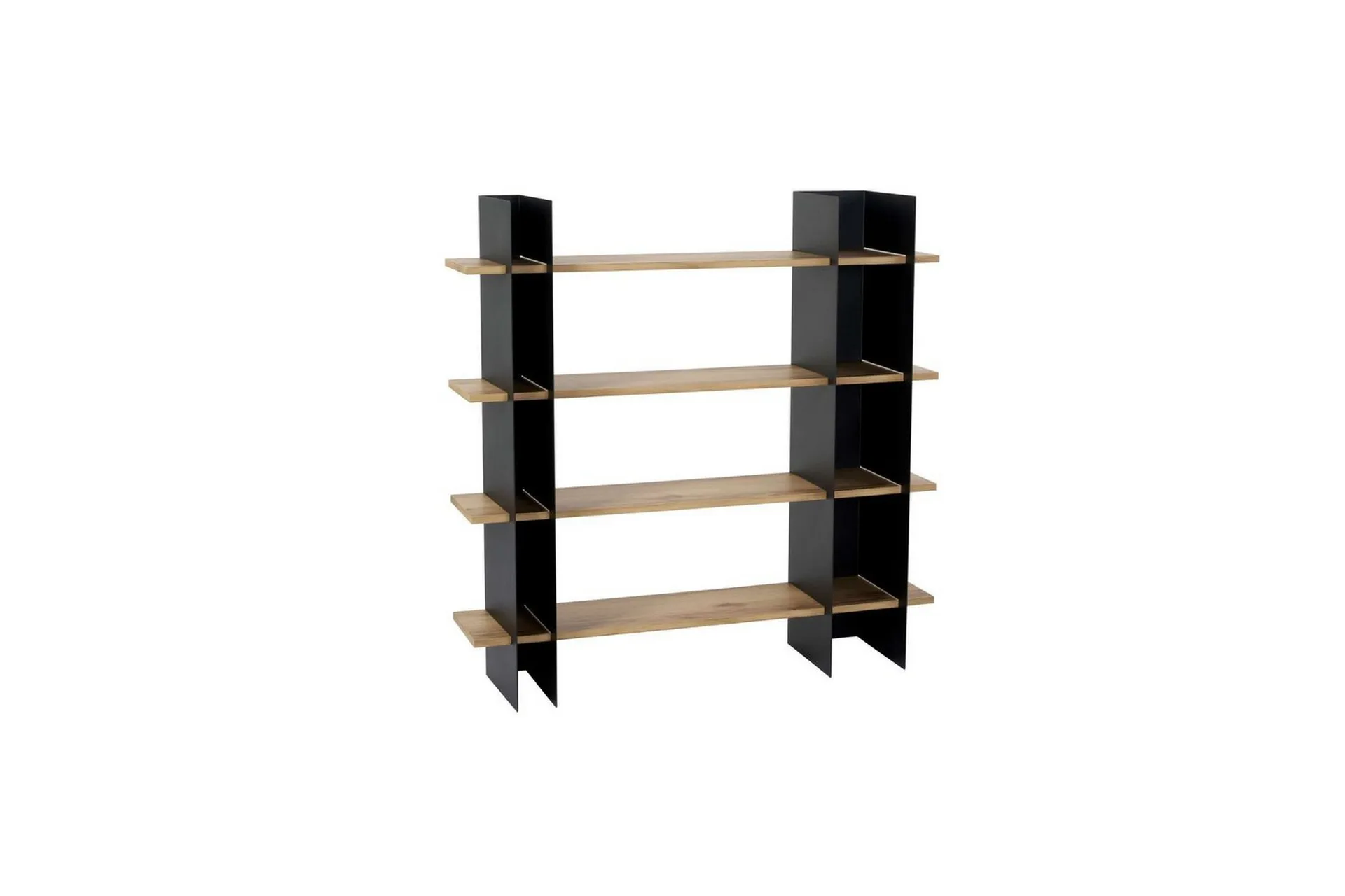Nara Bogreol 120 cm Sort - Opbevaring | Trademax