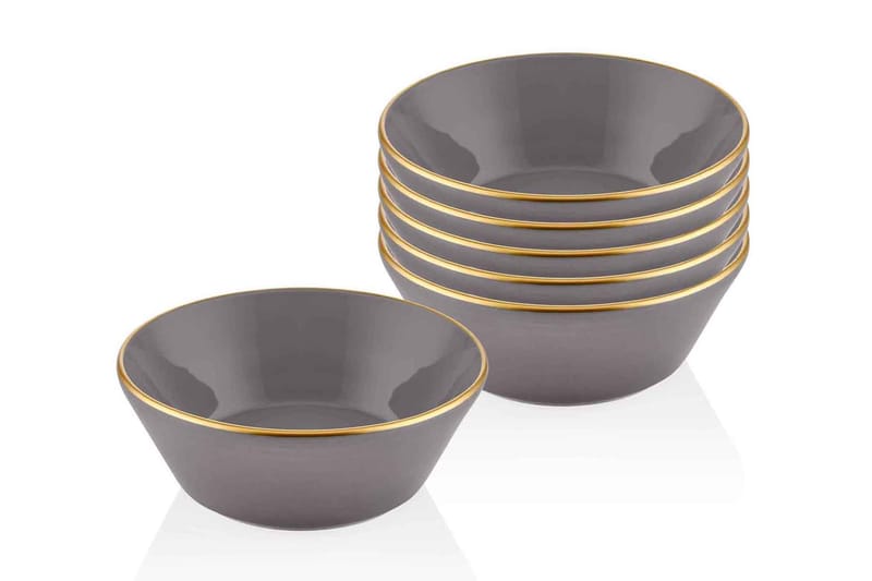 Skålset 6-pack - Grå - Servering & matlagning - Bakredskap - Blandskål