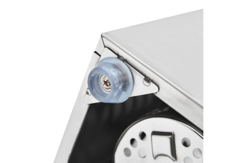 Bestickhållare 3 behållare rektangulärt rostfritt stål - Silver - Besticklåda & bestickförvaring - Bestickställ