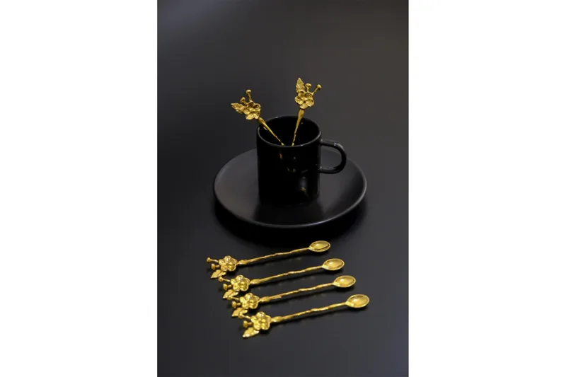 Skedset 6-pack - Guld - Servering & matlagning - Bestick - Serveringsbestick