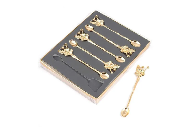 Skedset 6-pack, Guld