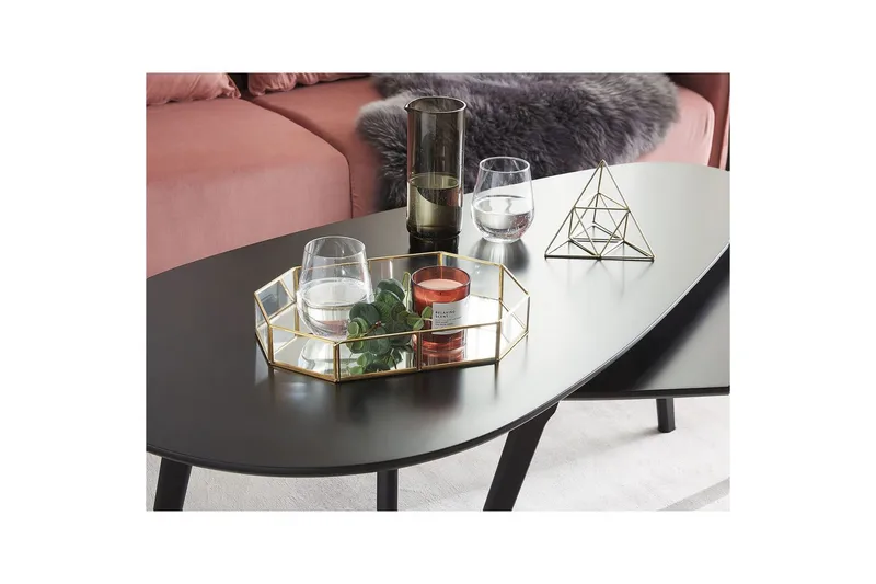 Bricka Chabris Guld/transparent - Guld/transparent - Servering & matlagning - Bricka & fat - Serveringsfat & serveringsbricka