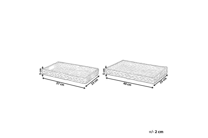 Bricka Kontum set om 2 - Servering & matlagning - Bricka & fat - Serveringsfat & serveringsbricka
