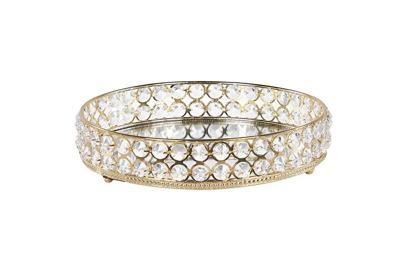 Bricka Vatan Guld, 25x25x6 cm, Guld, 25x25x6 cm