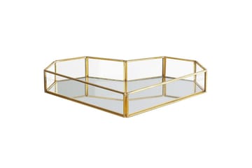 Bricka Pontivy Guld/transparent - Guld/transparent - Servering & matlagning - Bricka & fat - Serveringsfat & serveringsbricka