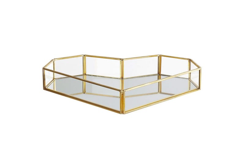 Bricka Pontivy Guld/transparent - Guld/transparent - Servering & matlagning - Bricka & fat - Serveringsfat & serveringsbricka