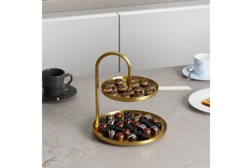 Dekorativt Metalltillbehör Mirven - Guld - Servering & matlagning - Bricka & fat - Serveringsfat & serveringsbricka