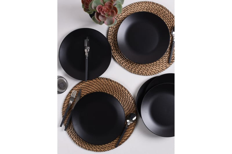 Khati Serveringsfat 25 cm, Mattsvart