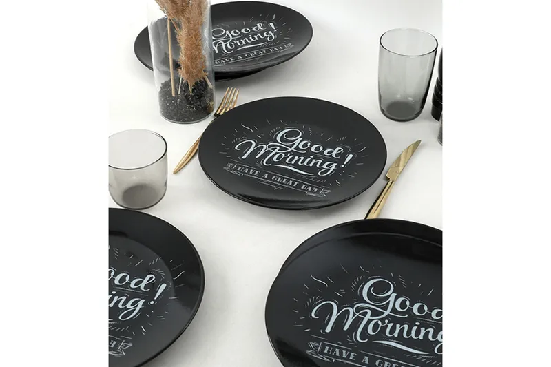 Khati Serveringsfat 25 cm, Svart