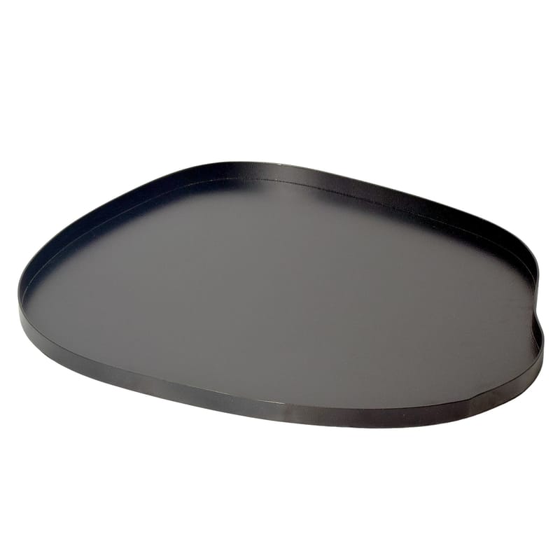 Ralven Dekorationsfat 35 cm i metall med organisk design - matt svart - Servering & matlagning - Bricka & fat - Serveringsfat & serveringsbricka