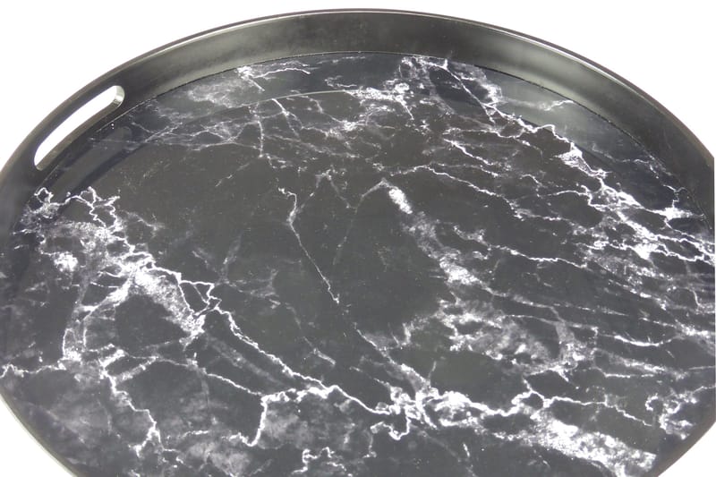 Saturn Serveringsbricka - Svart/Glas/Plast - Servering & matlagning - Bricka & fat - Serveringsfat & serveringsbricka