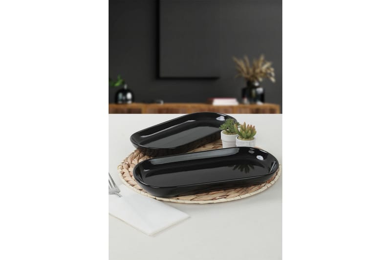 Serveringsfat Karpenter 12,2 cm, Svart