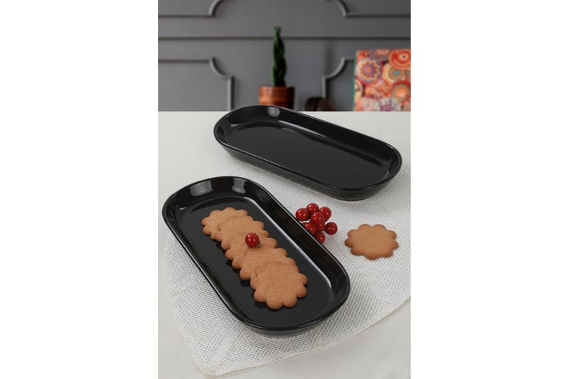 Serveringsfat Karpenter 12,2 cm, Svart