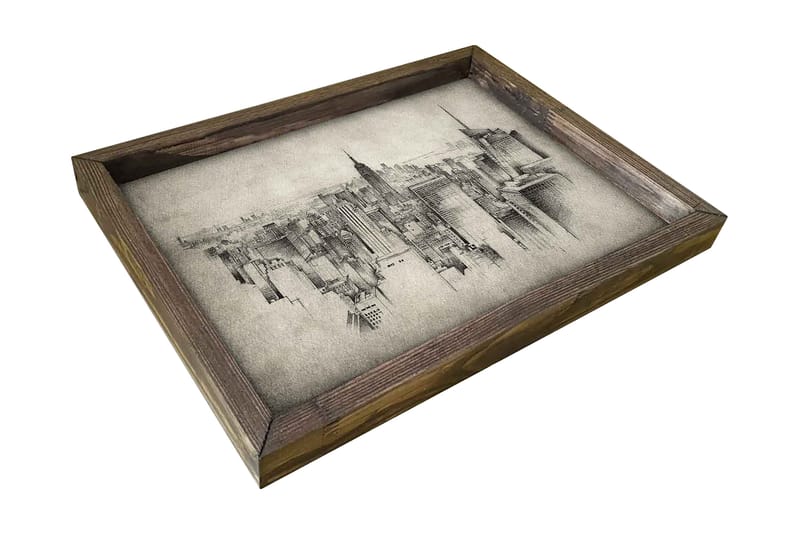 Traxory Bricka 30 cm, Flerfärgad