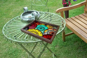 Traxory Bricka 30 cm - Flerfärgad - Servering & matlagning - Bricka & fat - Serveringsfat & serveringsbricka