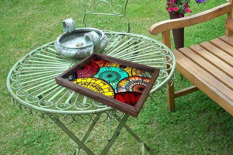 Traxory Bricka 30 cm - Flerfärgad - Servering & matlagning - Bricka & fat - Serveringsfat & serveringsbricka