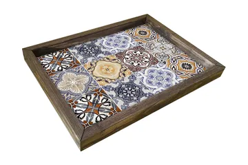 Traxory Bricka 30 cm - Flerfärgad - Servering & matlagning - Bricka & fat - Serveringsfat & serveringsbricka