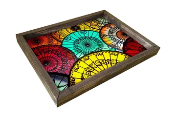 Traxory Bricka 30 cm - Flerfärgad - Servering & matlagning - Bricka & fat - Serveringsfat & serveringsbricka