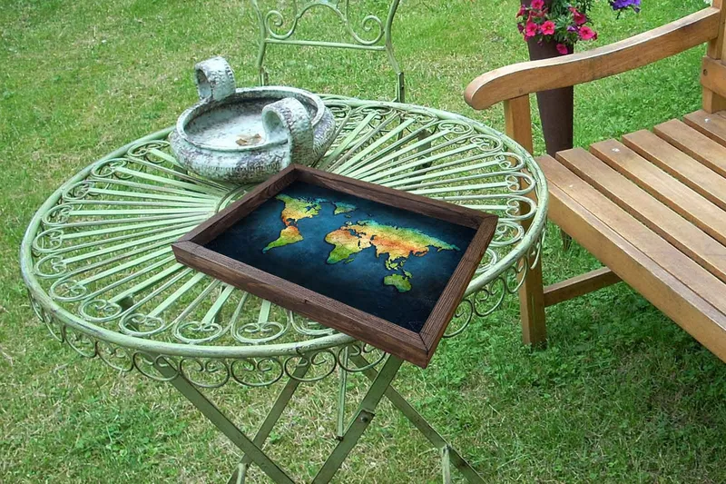 Traxory Bricka 30 cm - Flerfärgad - Servering & matlagning - Bricka & fat - Serveringsfat & serveringsbricka