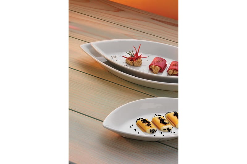 Uppläggningsfat - Vit - Servering & matlagning - Bricka & fat - Uppläggningsfat