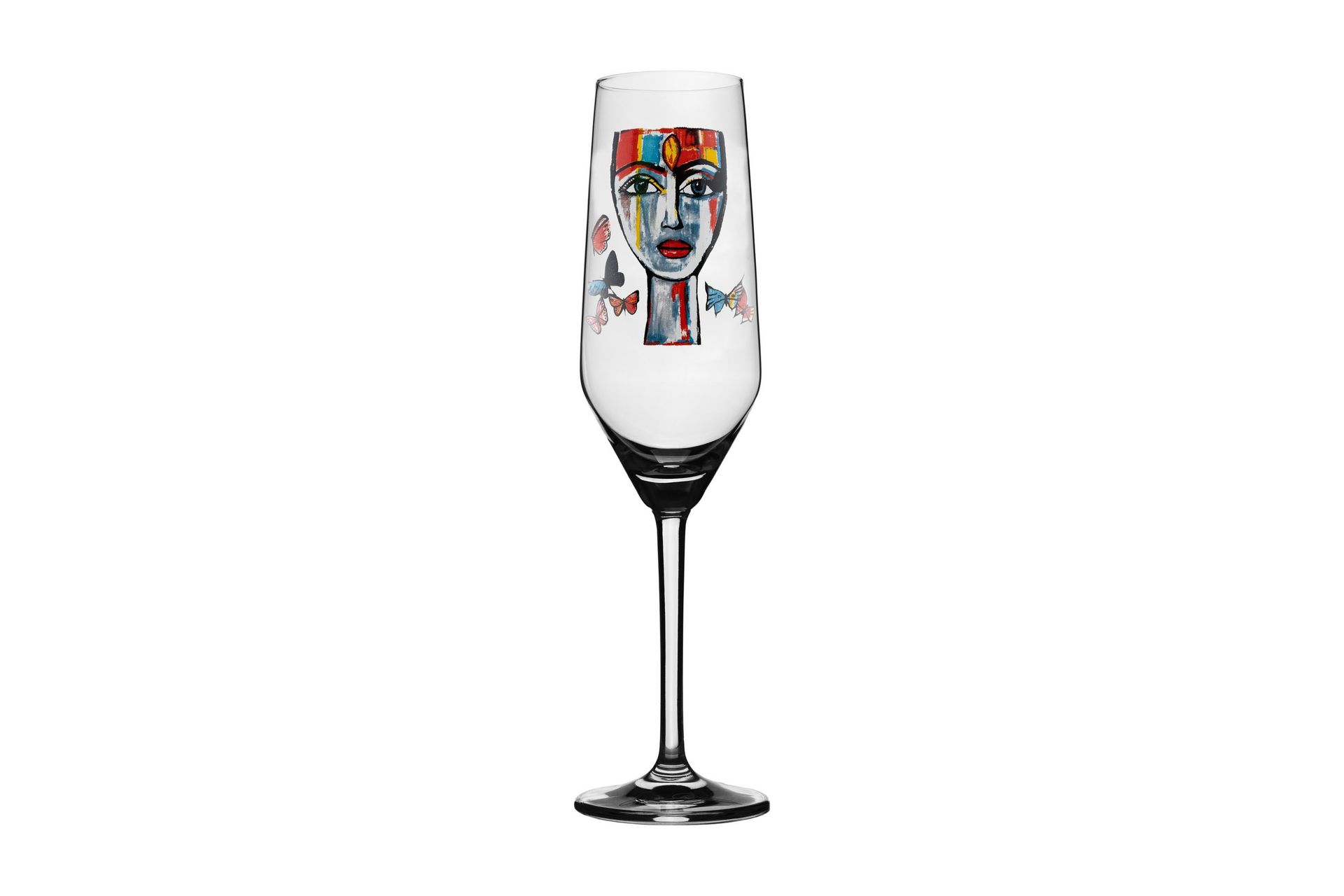 Butterfly Messenger Champagneglas 24 cm - Flerfärgad
