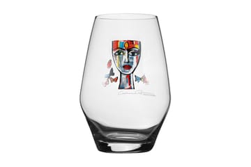 Butterfly Messenger Vattenglas 12 cm - Flerfärgad - Servering & matlagning - Glas - Vattenglas