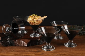 Glass Set 6-pack - Svart - Servering & matlagning - Glas - Cocktailglas