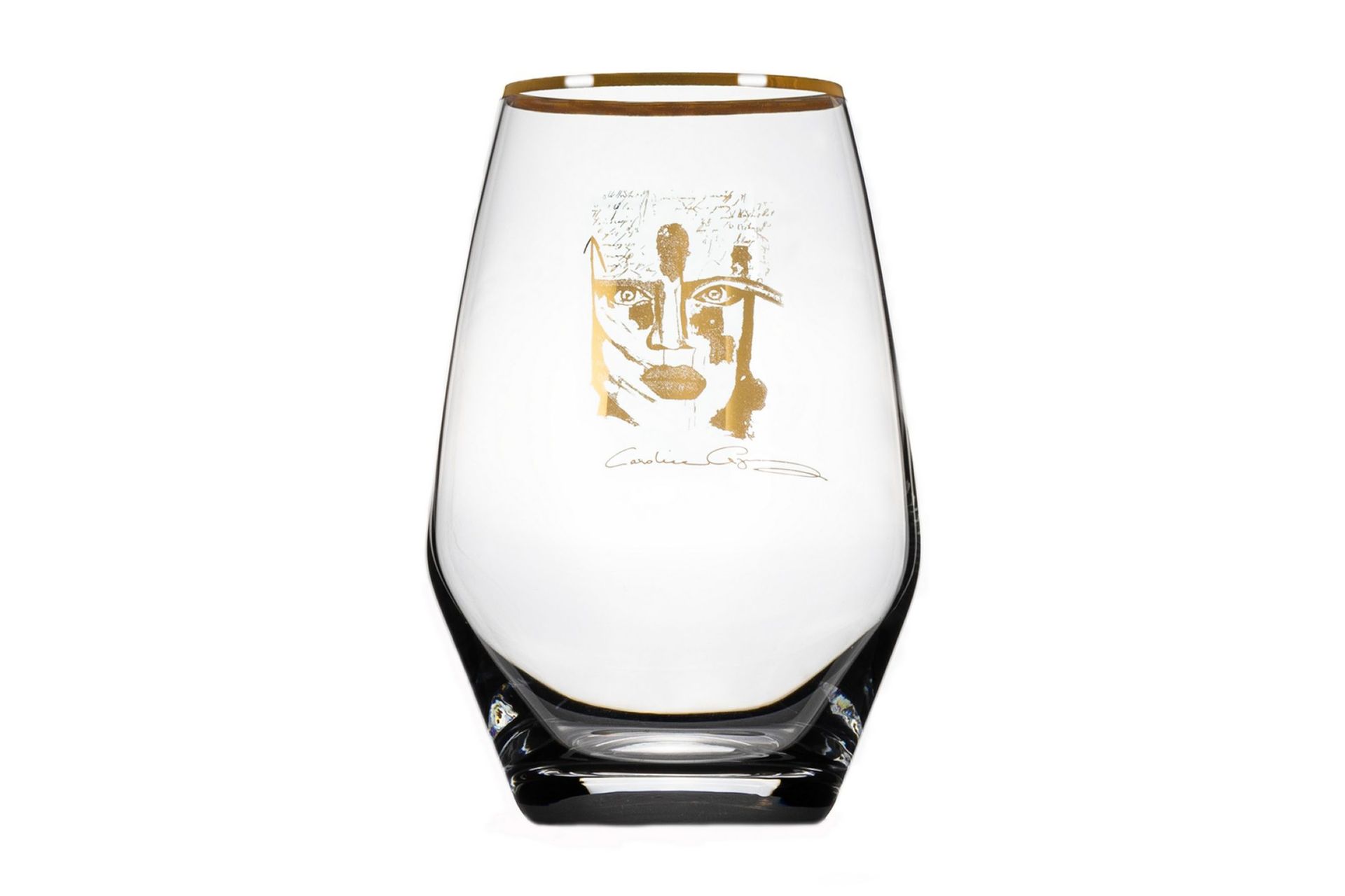 Golden Dream Vattenglas 12 cm - Guld