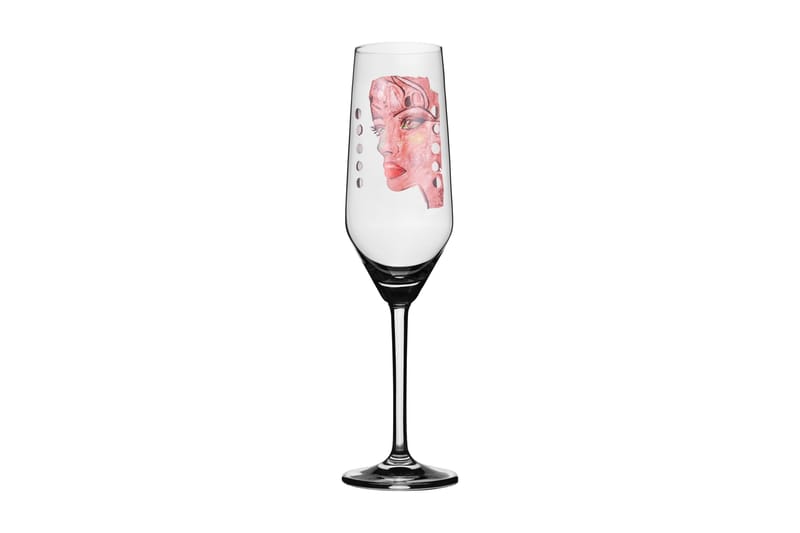 Moonlight Queen Champagneglas 24 cm, Transparent