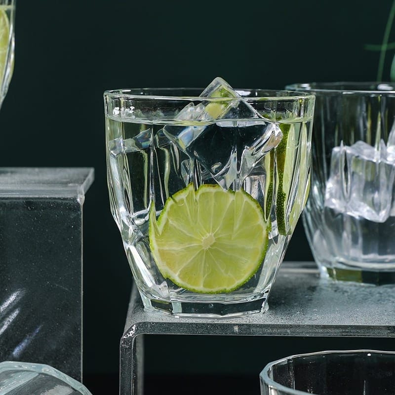 Osvall Glasset (6 delar) 8,5x8,5x8,7 cm - transparent - Servering & matlagning - Glas - Vattenglas
