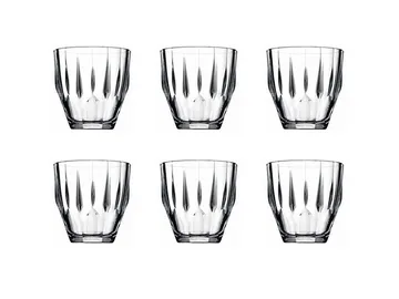 Osvall Glasset (6 delar) 8,5x8,5x8,7 cm - transparent - Servering & matlagning - Glas - Vattenglas