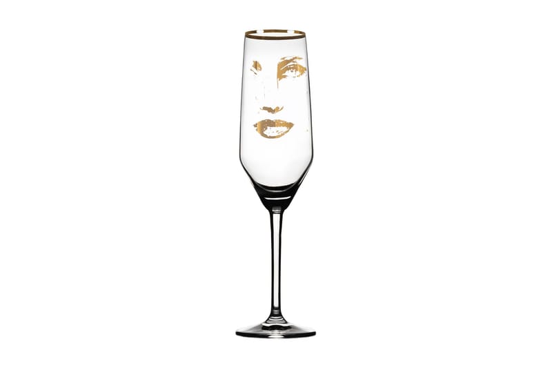 Piece of Me Kristall Champagneglas 24 cm, Guld