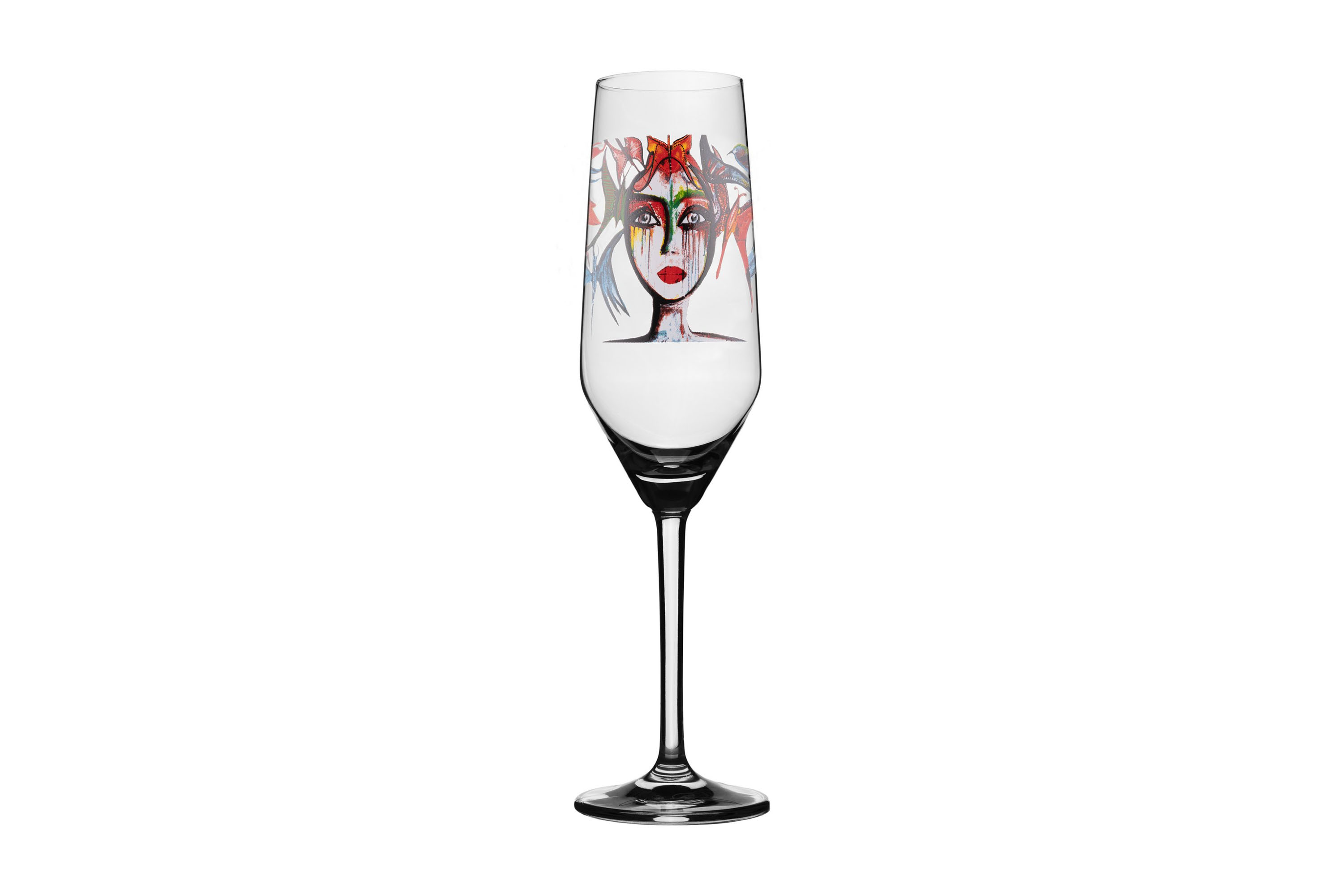 Slice of Life Champagneglas 24 cm Flerfärgad