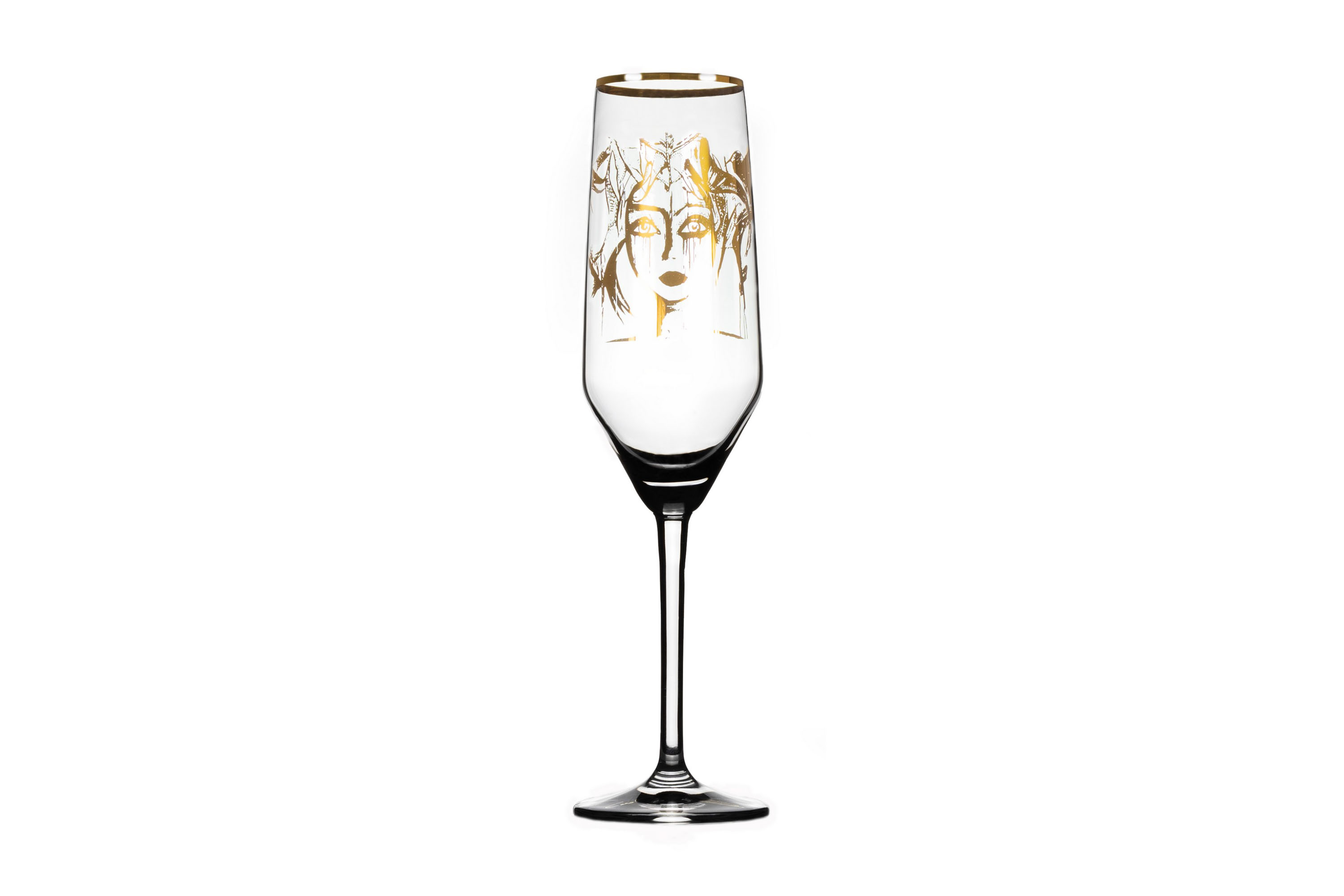 Slice of Life Champagneglas 24 cm Guld
