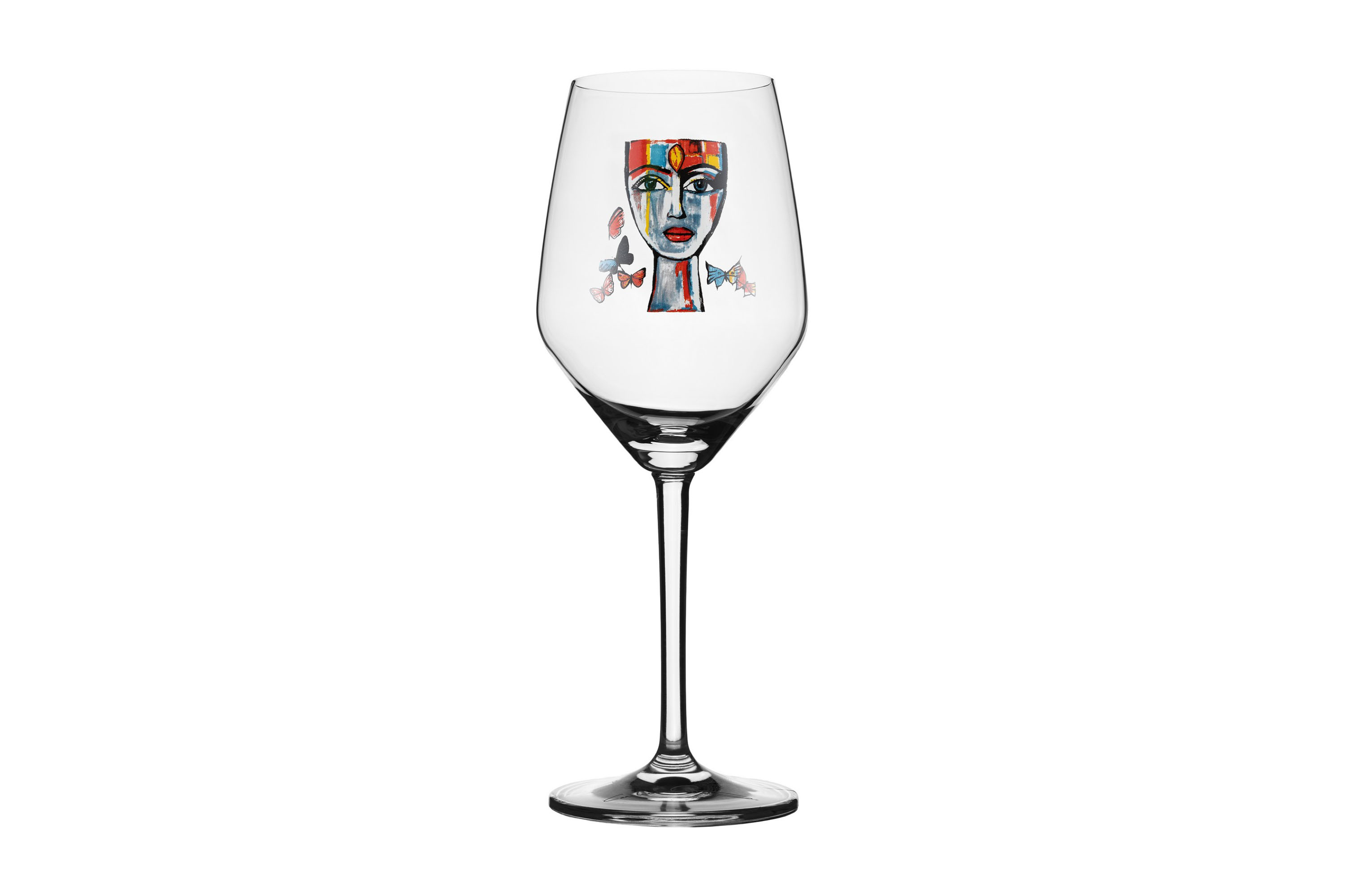 Butterfly Messenger Vitvinsglas 22 cm Flerfärgad