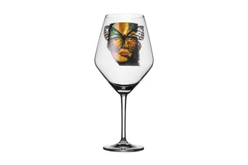 Golden Butterfly Kristall Rödvinsglas 25 cm - Transparent - Servering & matlagning - Glas - Vinglas - Rödvinsglas