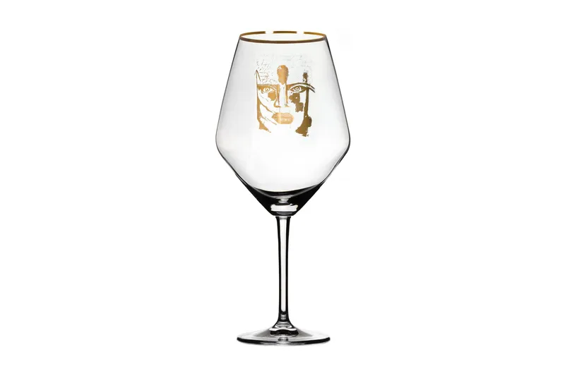 Golden Dream Rödvinsglas 25 cm, Guld