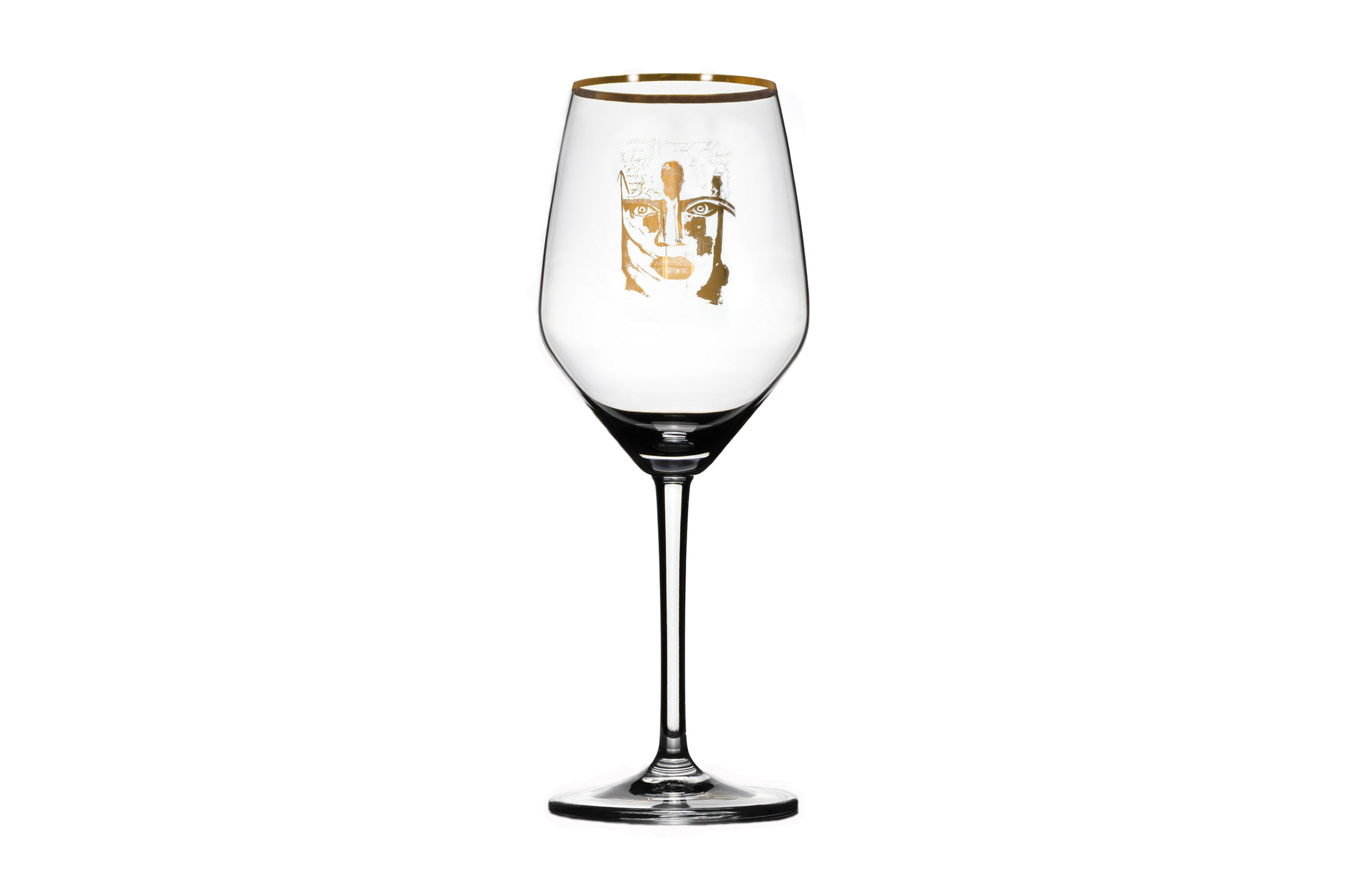 Golden Dream Vitvinsglas 22 cm Guld