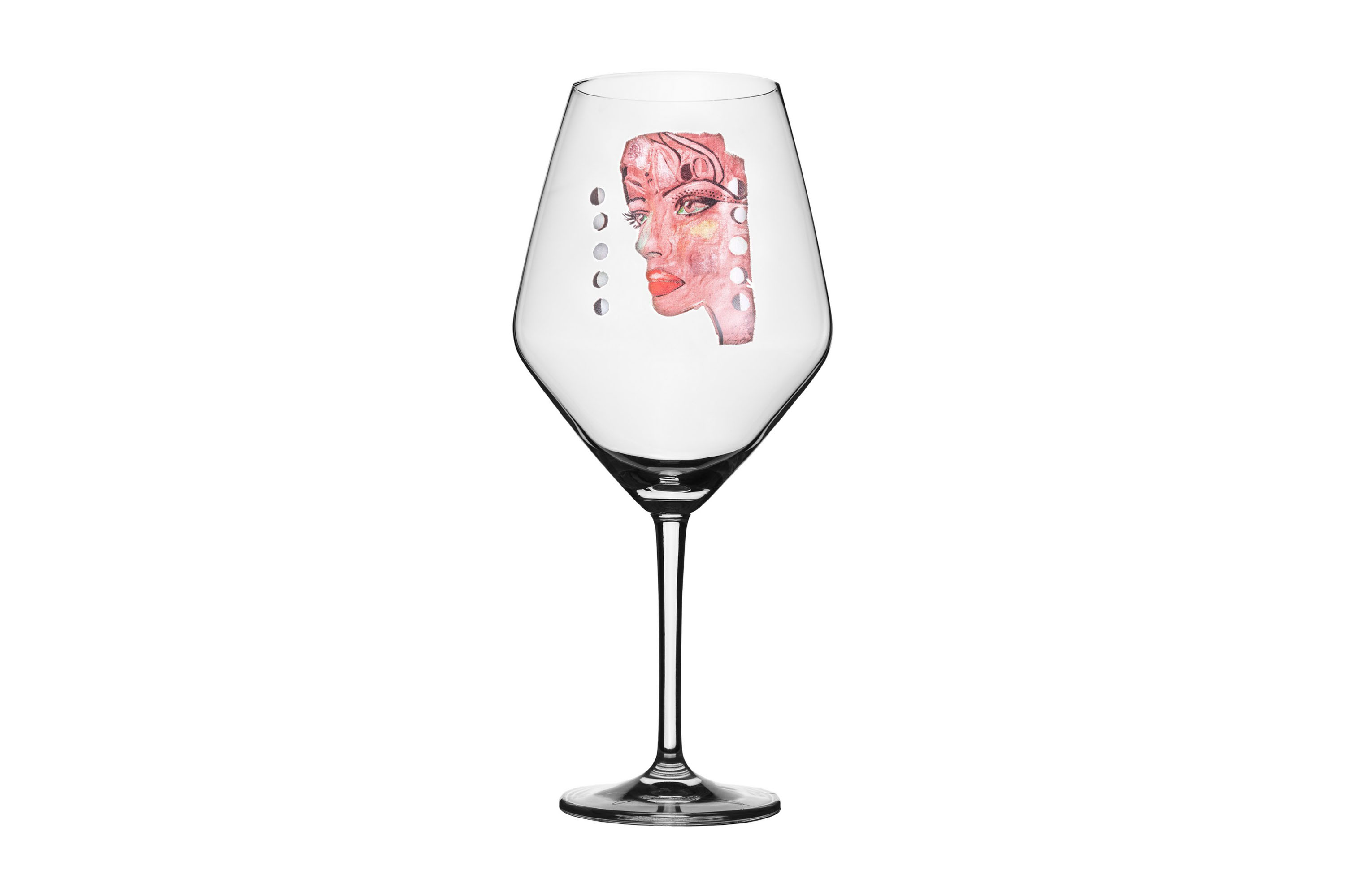 Moonlight Queen Rödvinsglas 25 cm Transparent