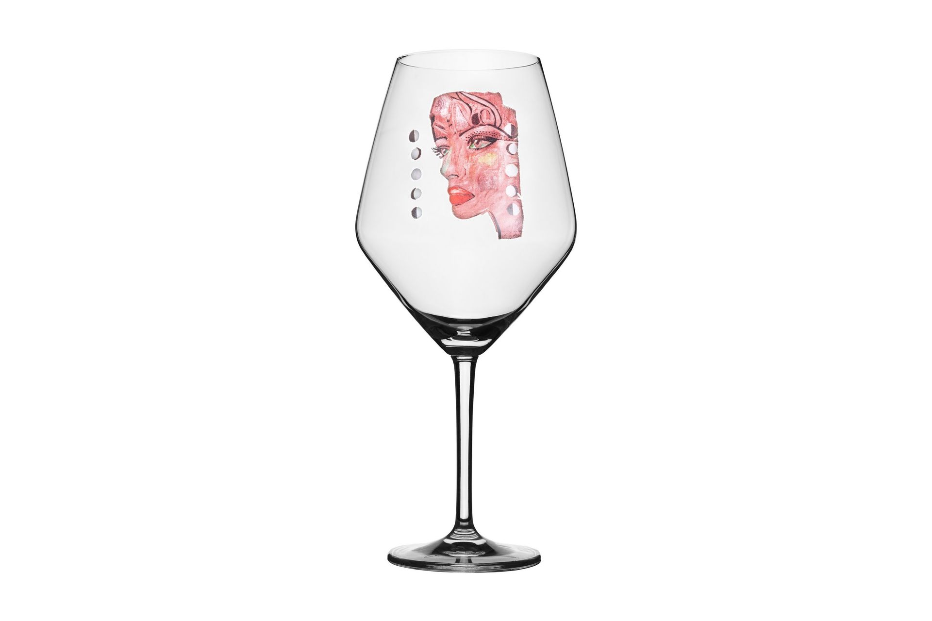 Moonlight Queen Rödvinsglas 25 cm - Transparent
