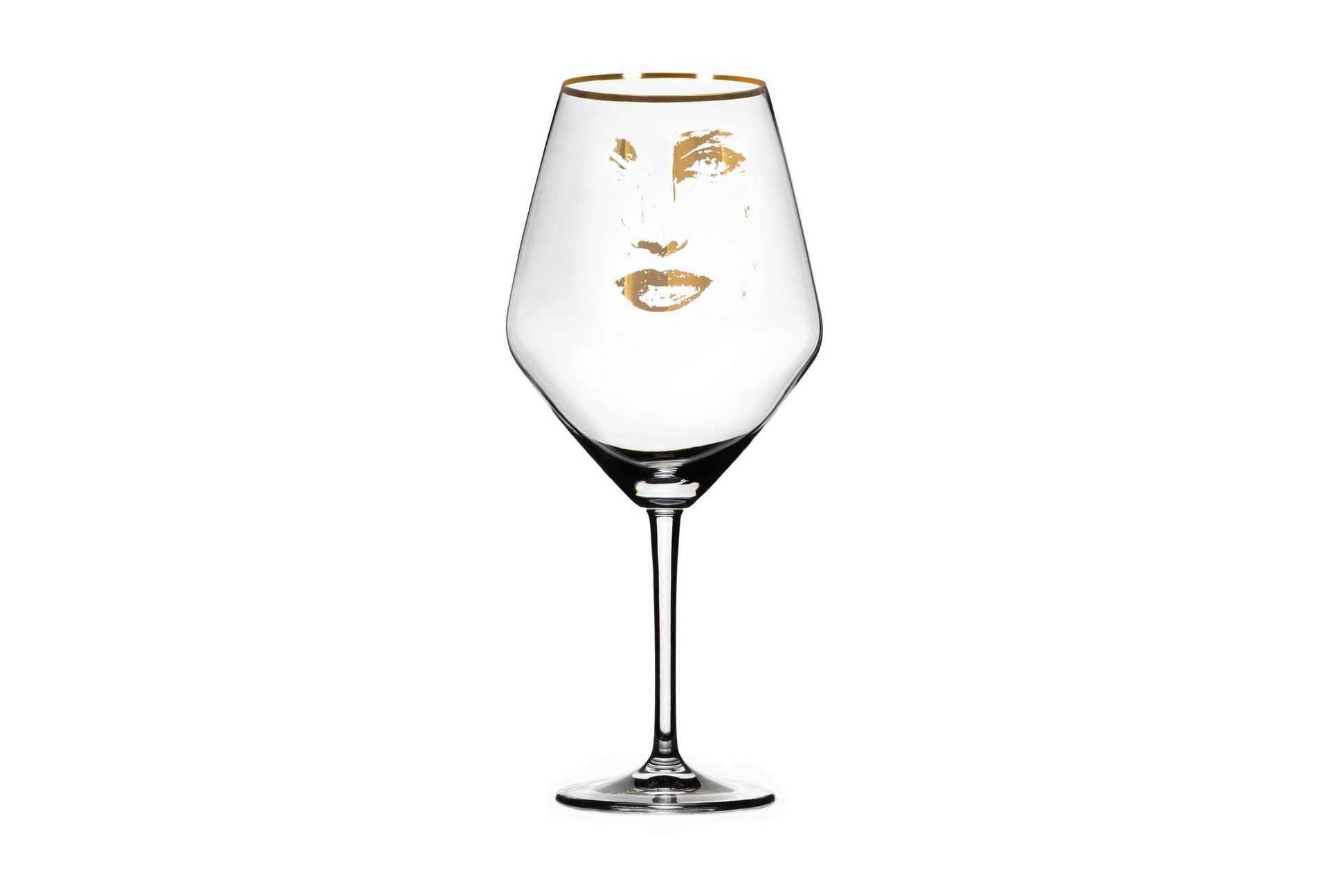 Piece of Me Kristall Rödvinsglas 25 cm - Guld