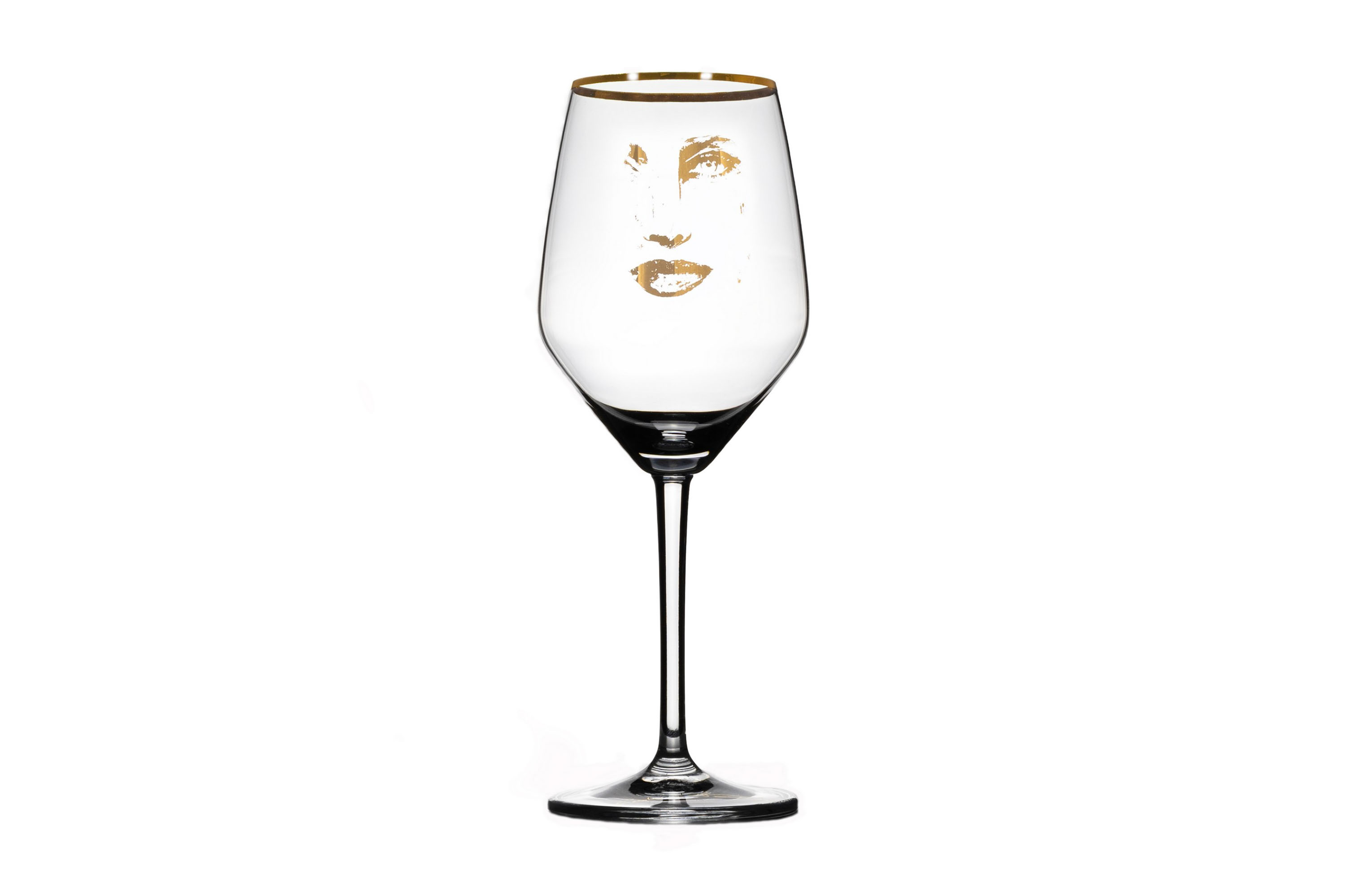 Piece of Me Kristallglas Vitvinsglas 22 cm Guld