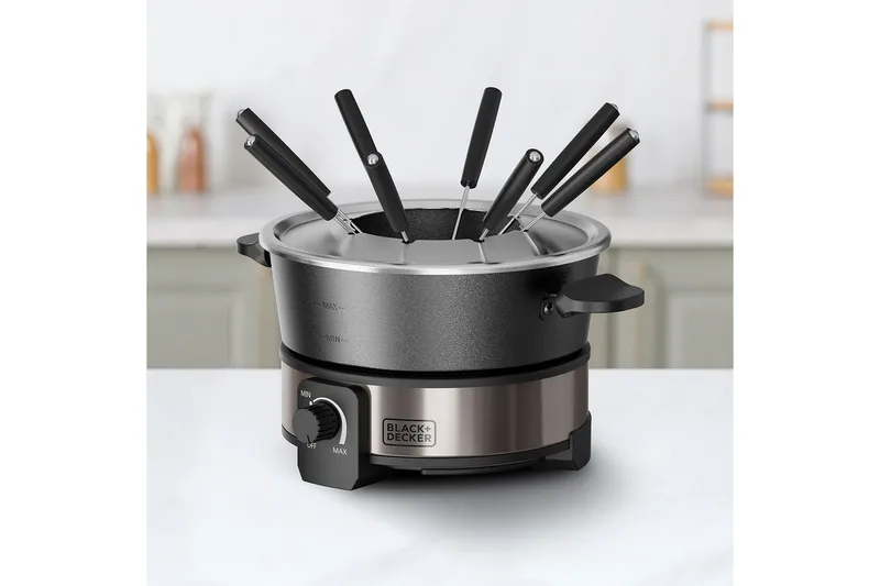 Fonduegryta Black+Decker 2L - Silver - Servering & matlagning - Gryta & kastrull - Fonduegryta