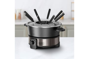 Fonduegryta Black+Decker 2L - Silver - Servering & matlagning - Gryta & kastrull - Fonduegryta