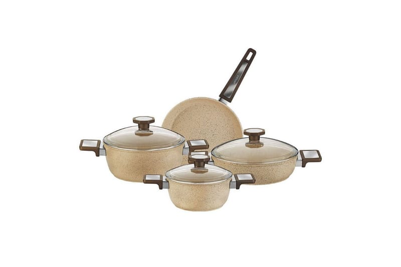 Grytset (7 delar) Lenor 10 Svart - Svart - Servering & matlagning - Gryta & kastrull - Stekpanna
