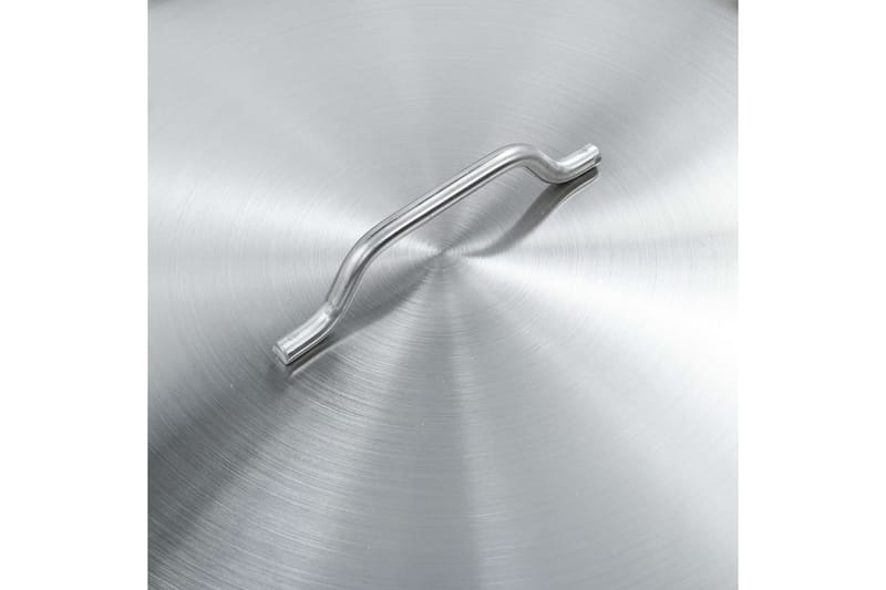 Gryta 58 L 50x30 cm rostfritt stål - Silver - Kastrull