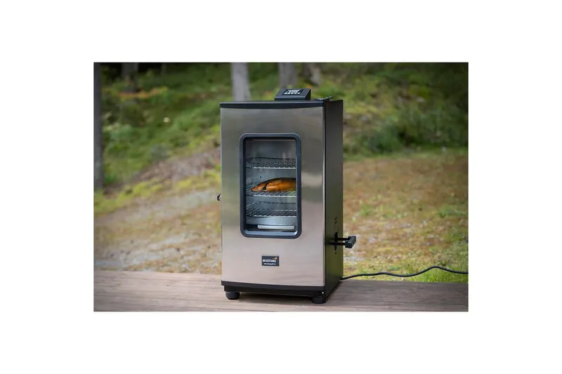Elektrisk Rökare Mustang 650W - Svart|Silver - Servering & matlagning - Köksmaskin - Övriga köksmaskiner - Rökskåp