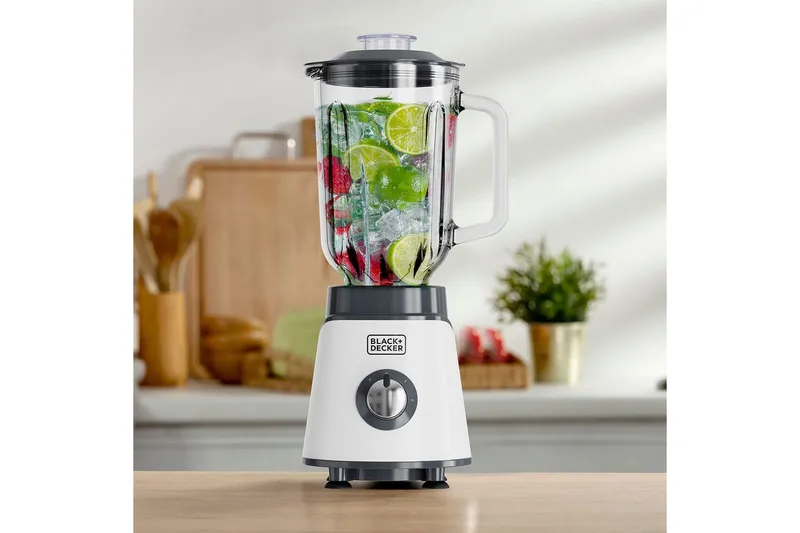 Kannmixer Black+Decker 750W Vit - Vit - Servering & matlagning - Köksmaskin - Blanda & hacka - Blender