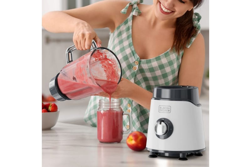Kannmixer Black+Decker 750W Vit - Vit - Servering & matlagning - Köksmaskin - Blanda & hacka - Blender